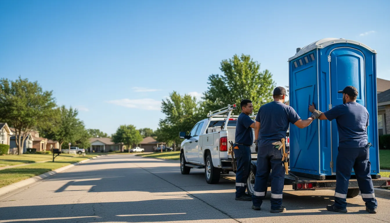 Portable Toilet Rental in Ninnekah, OK near me